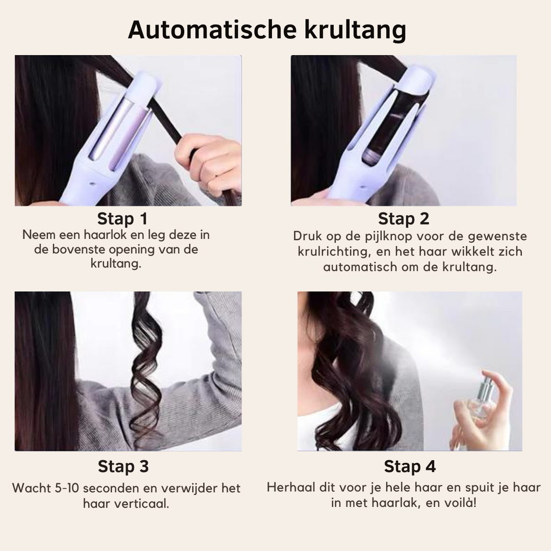 Automatische Haarkruller™ | Creëer prachtige krullen in enkele minuten