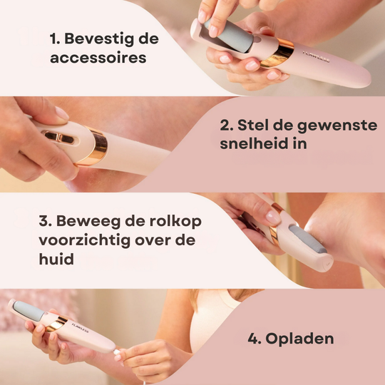 Elektrisch pedicure-apparaat™ | Direct gladde huid!