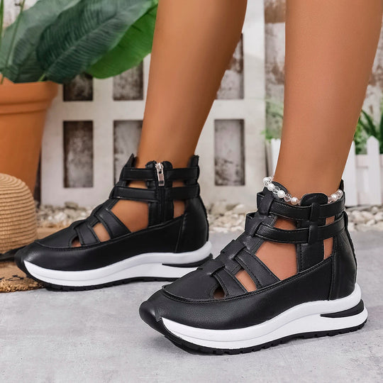 Emma™ | Comfortabele, lichtgewicht sandalen met sleehak
