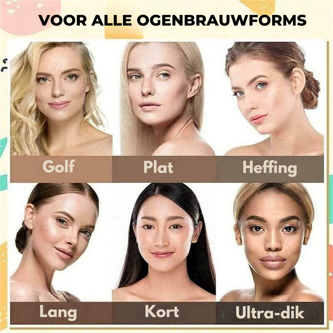 BrowMaster™ | Compleet wenkbrauw-stempelvormingset