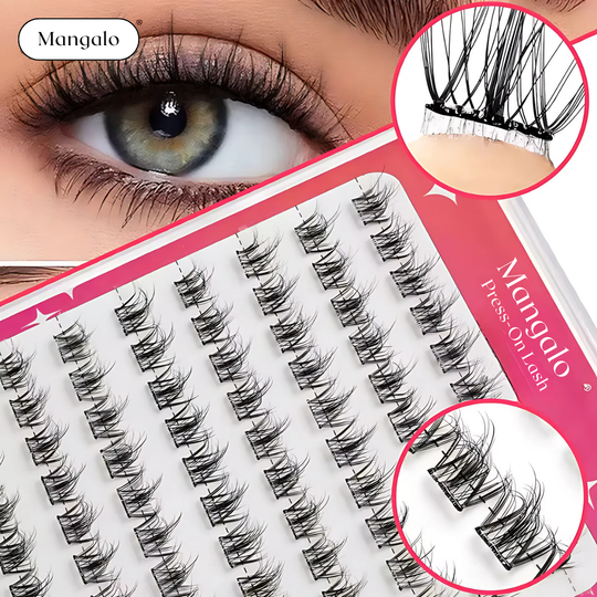 Mangalo Press-On Lash™ | Geen lijmchaos!