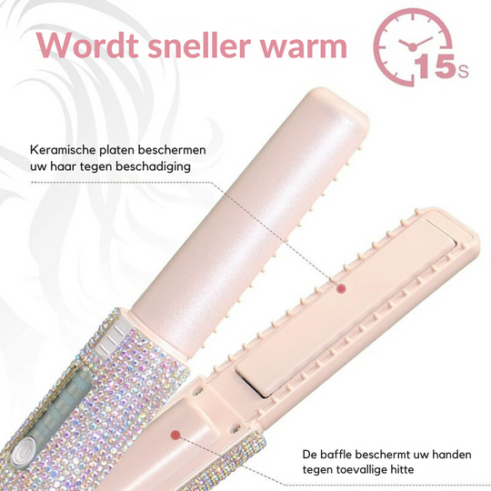 Glanz Styler™ | Jouw sprankelende must-have voor perfect haarstyling onderweg!