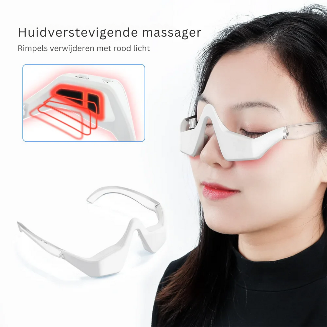 Rode lichttherapie Bril™ | Vermindert donkere kringen en verjongt!