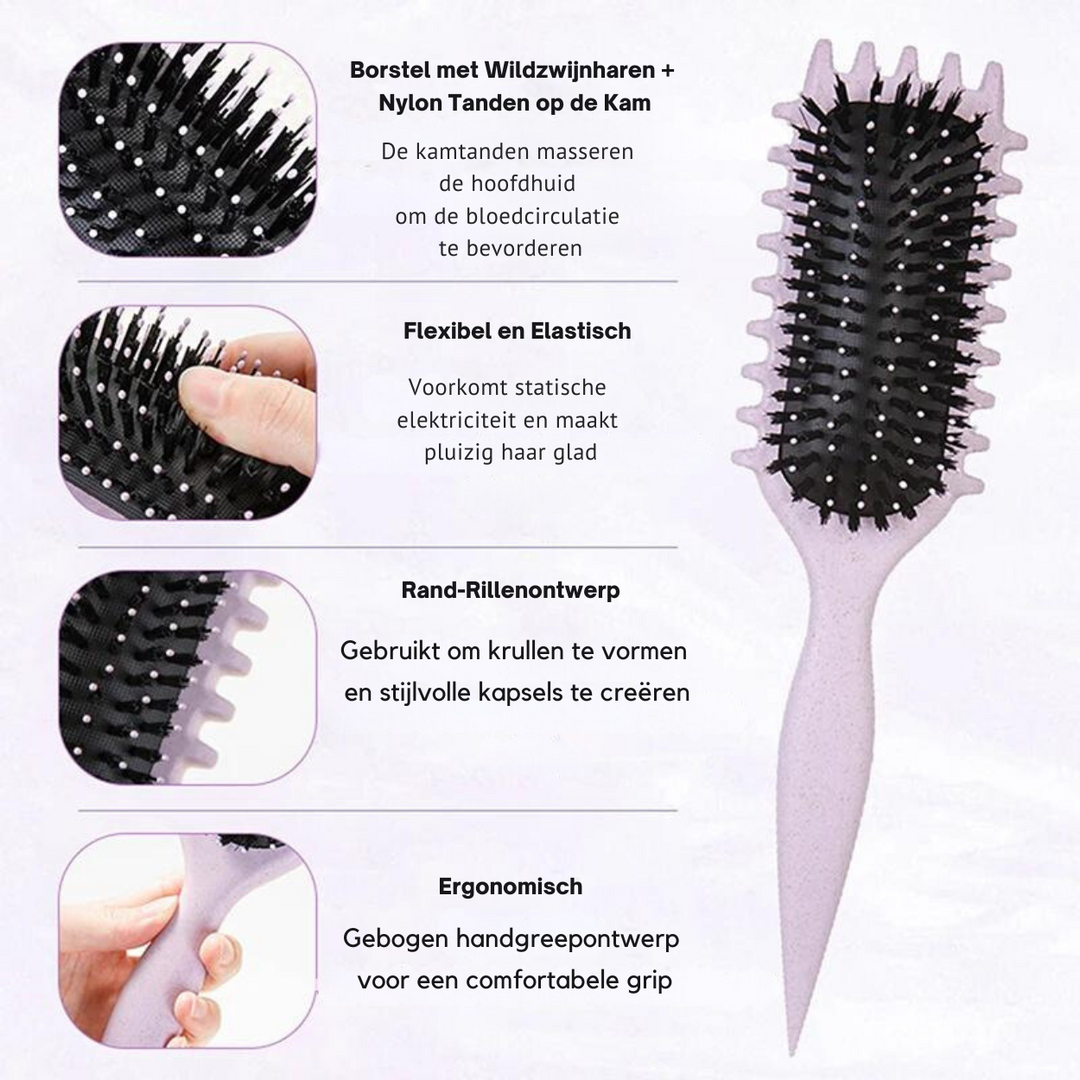 Styling Curly Hair Brush™ | Bereik moeiteloos perfecte krullen