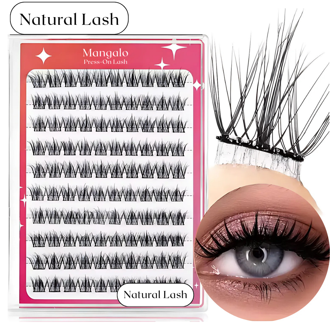 Mangalo Press-On Lash™ | Geen lijmchaos!