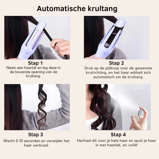 Automatische Haarkruller™ | Bereik prachtige krullen in enkele minuten