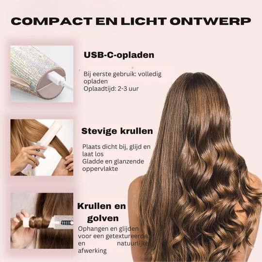 Glanz Styler™ | Jouw sprankelende must-have voor perfect haarstyling onderweg!