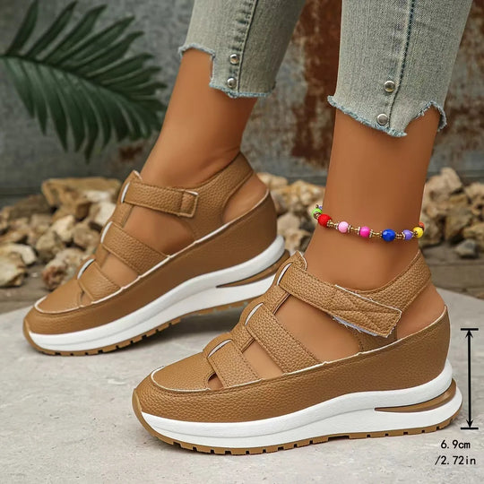 Emma™ | Comfortabele, lichtgewicht sandalen met sleehak