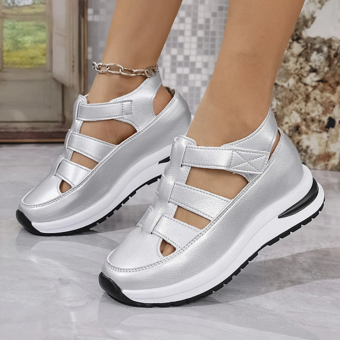 Emma™ | Comfortabele, lichtgewicht sandalen met sleehak