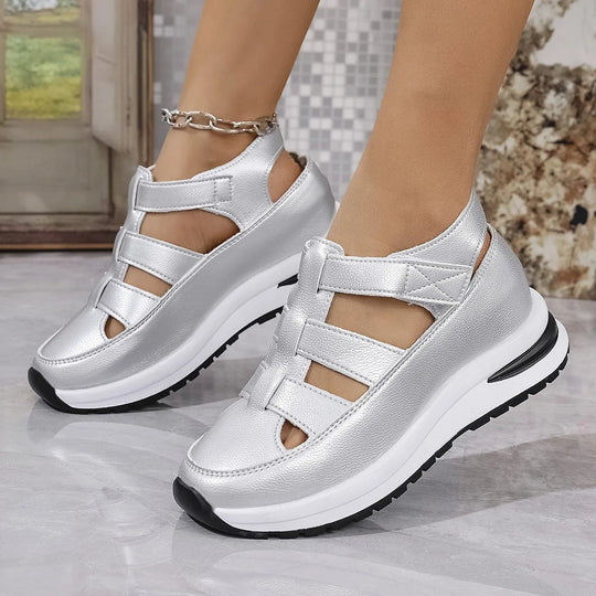 Emma™ | Comfortabele, lichtgewicht sandalen met sleehak