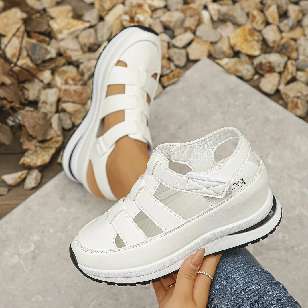 Emma™ | Comfortabele, lichtgewicht sandalen met sleehak