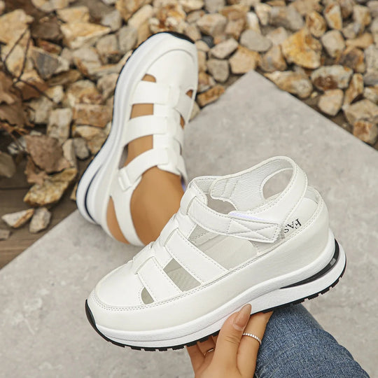 Emma™ | Comfortabele, lichtgewicht sandalen met sleehak